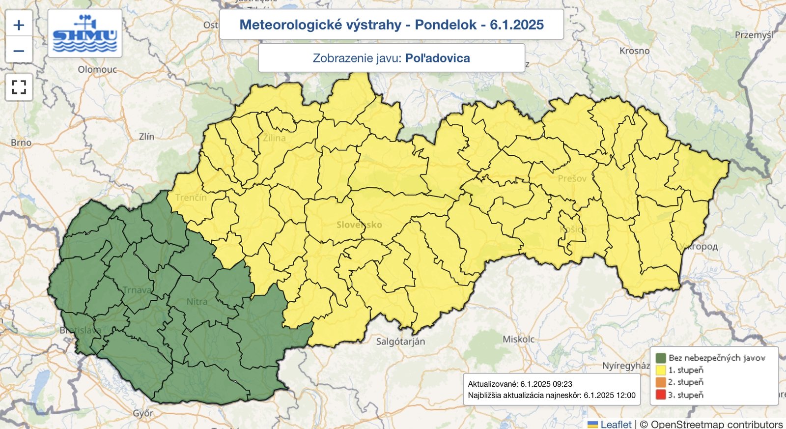 Pripravte sa, hrozí poľadovica