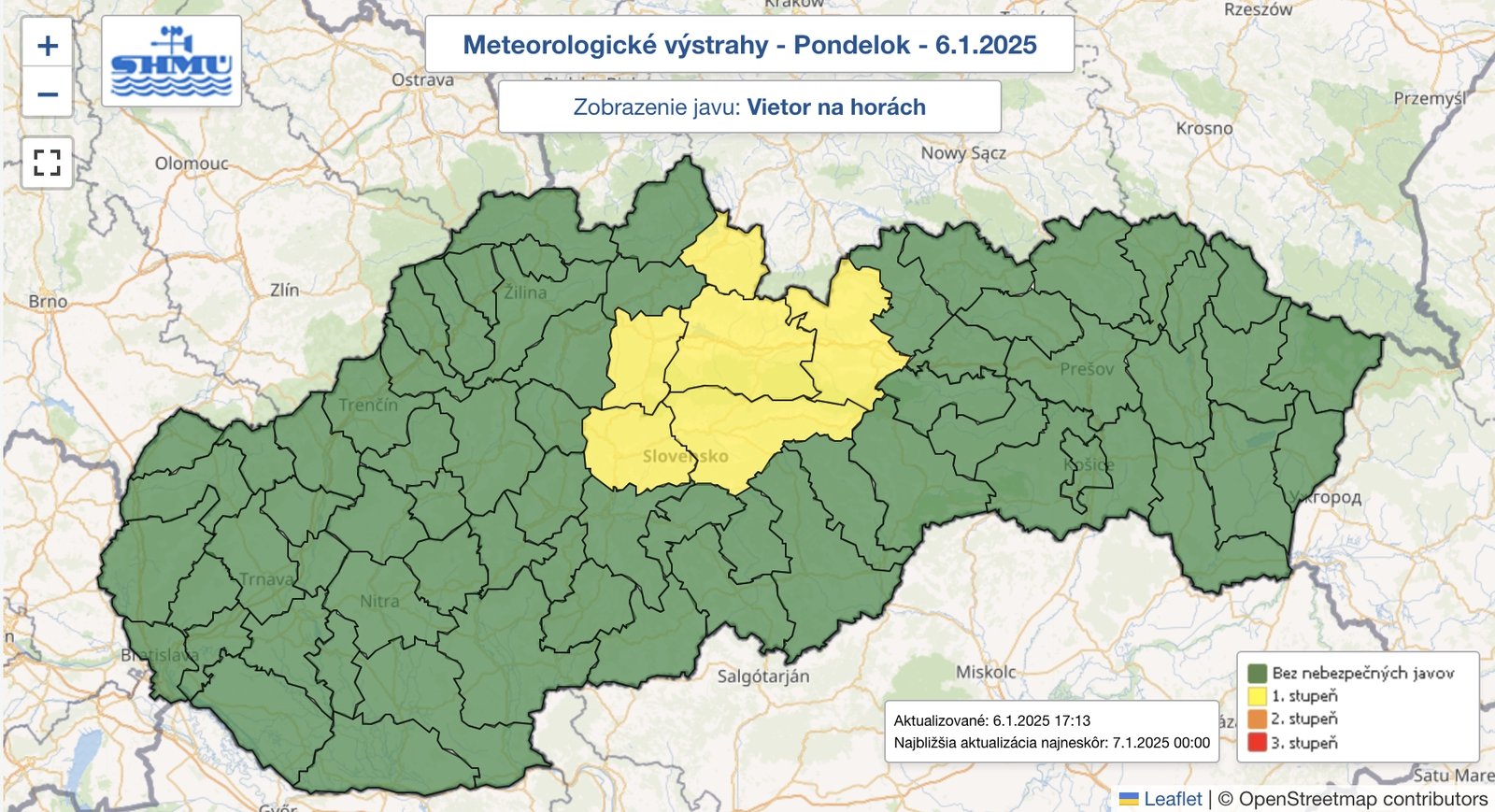 Meteorológovia varujú: S poľadovicou