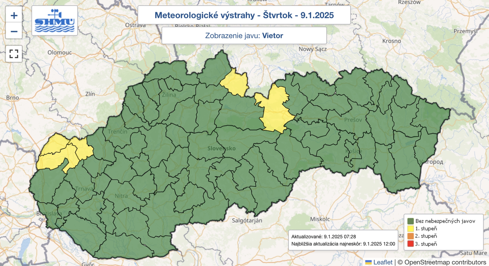 Meteorológovia upozorňujú na poľadovicu