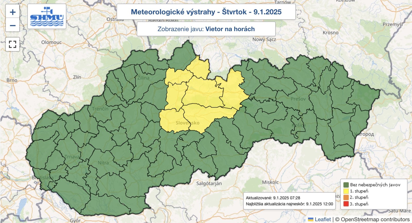 Meteorológovia upozorňujú na poľadovicu