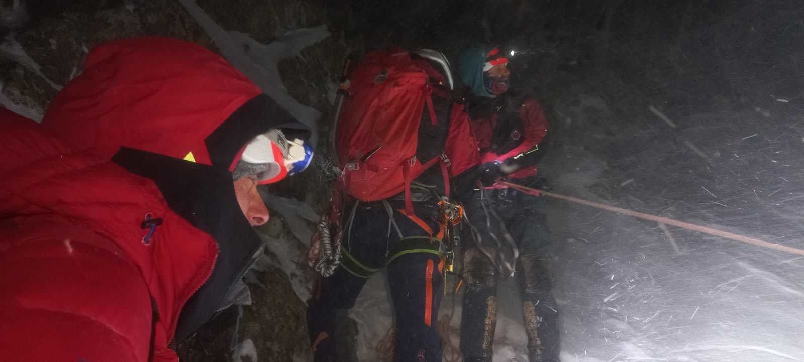 Nočná záchranná akcia v masíve Kežmarského štítu