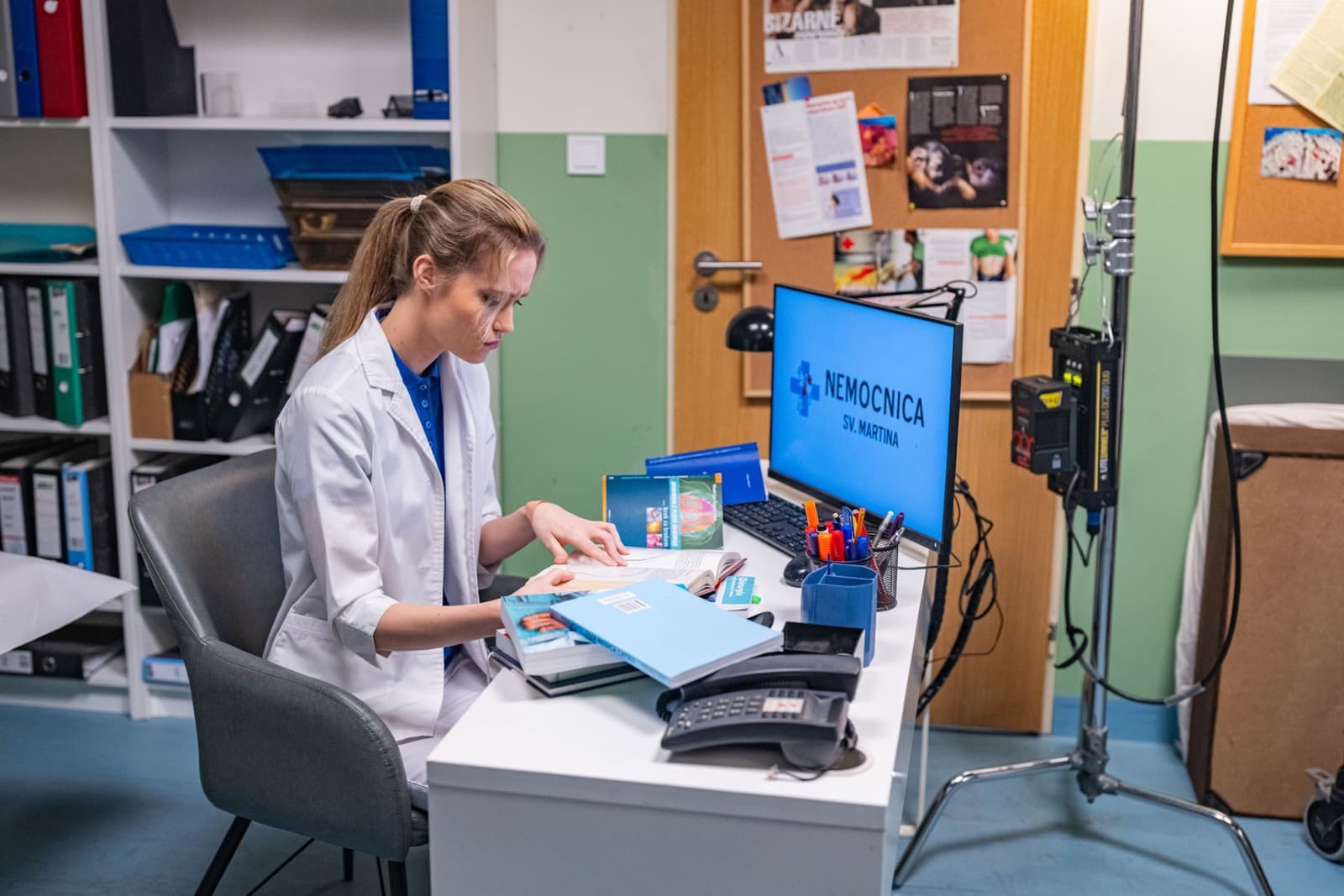 Diana Klamová v seriáli Nemocnica