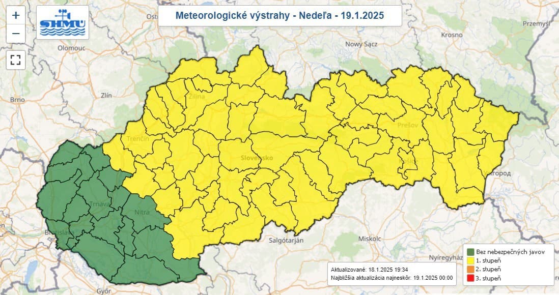 Meteorológovia upozorňujú na výskyt