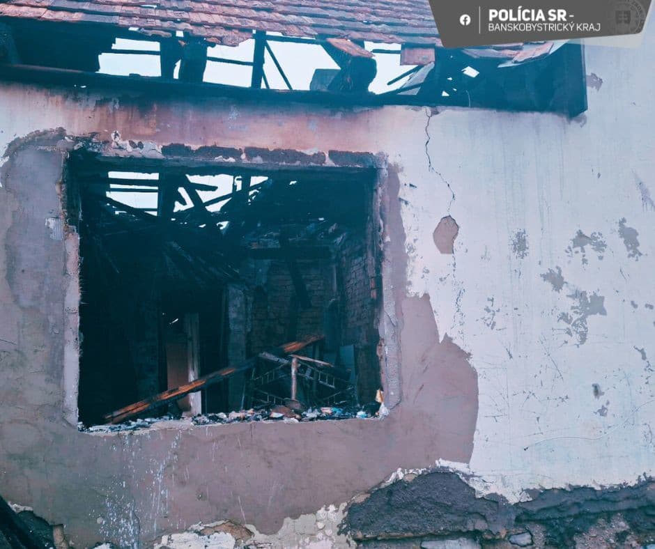 Požiar rodinného domu v obci Šíd