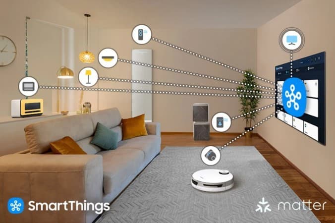 So vstavaným hubom využívajúcim ekosystém SmartThings môžete použiť televízor Samsung ako ovládacie centrum.
