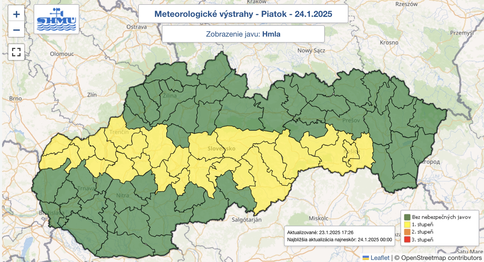 Vodiči dajte pozor! Vo