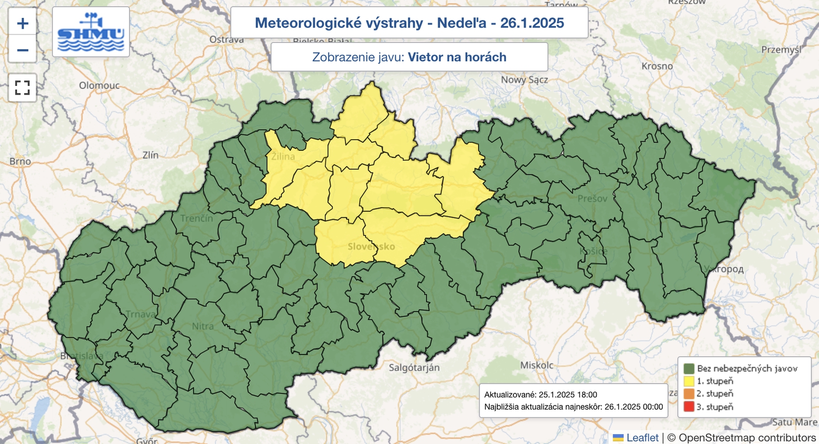 Meteorológovia upozorňujú na poľadovicu: