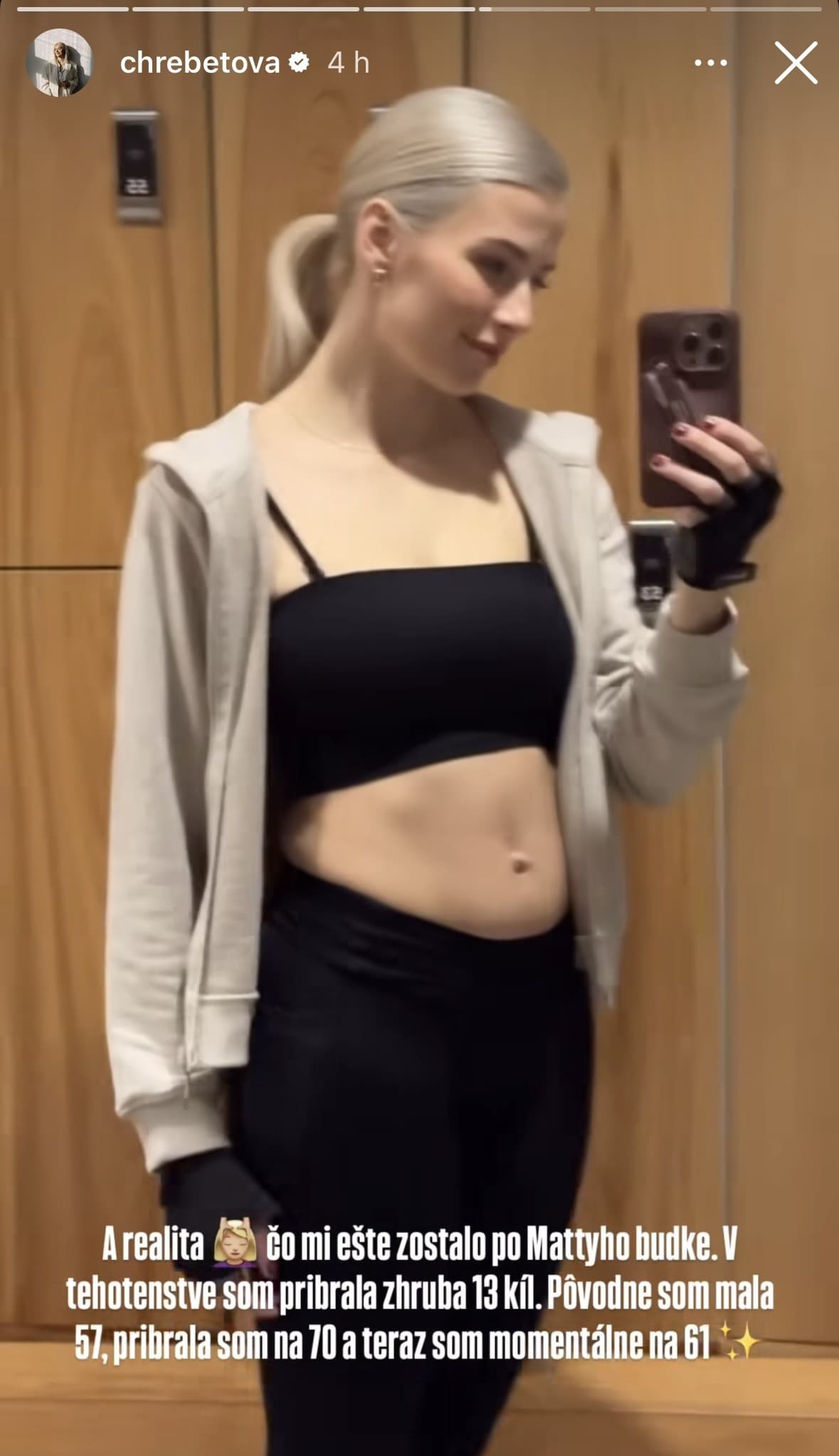 Laura ukázala svoju 8 mesiacov po pôrode