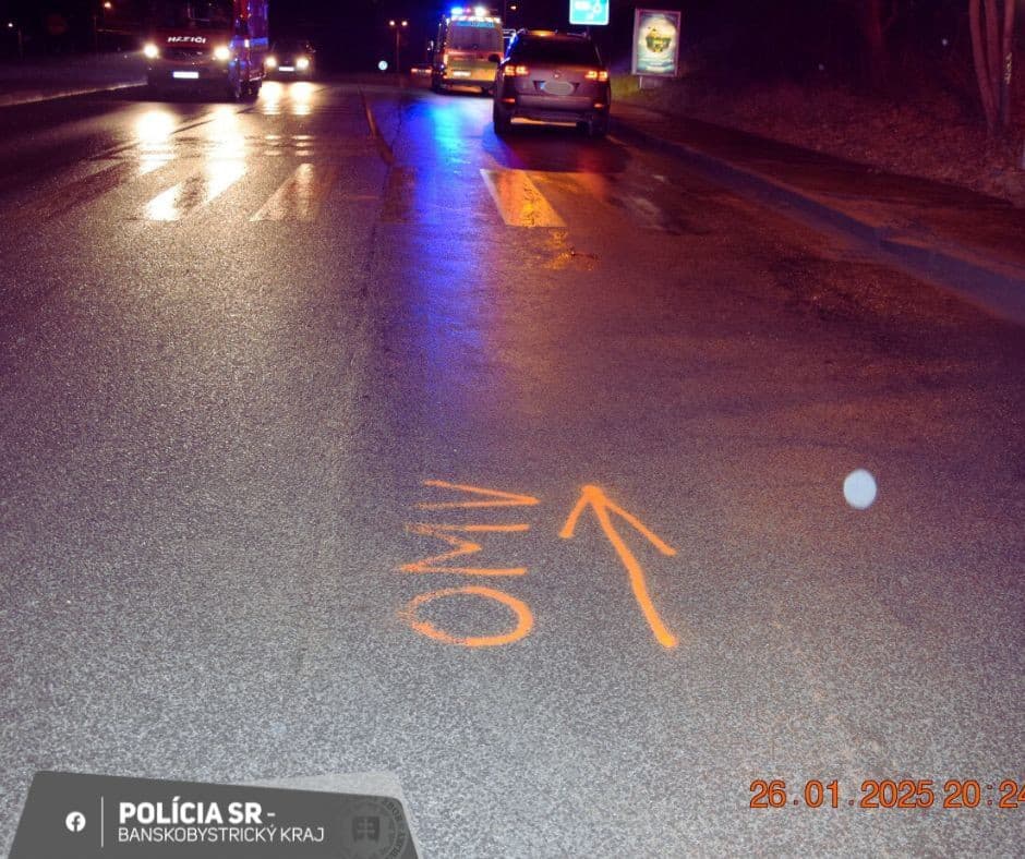 Nehoda na priechode pre