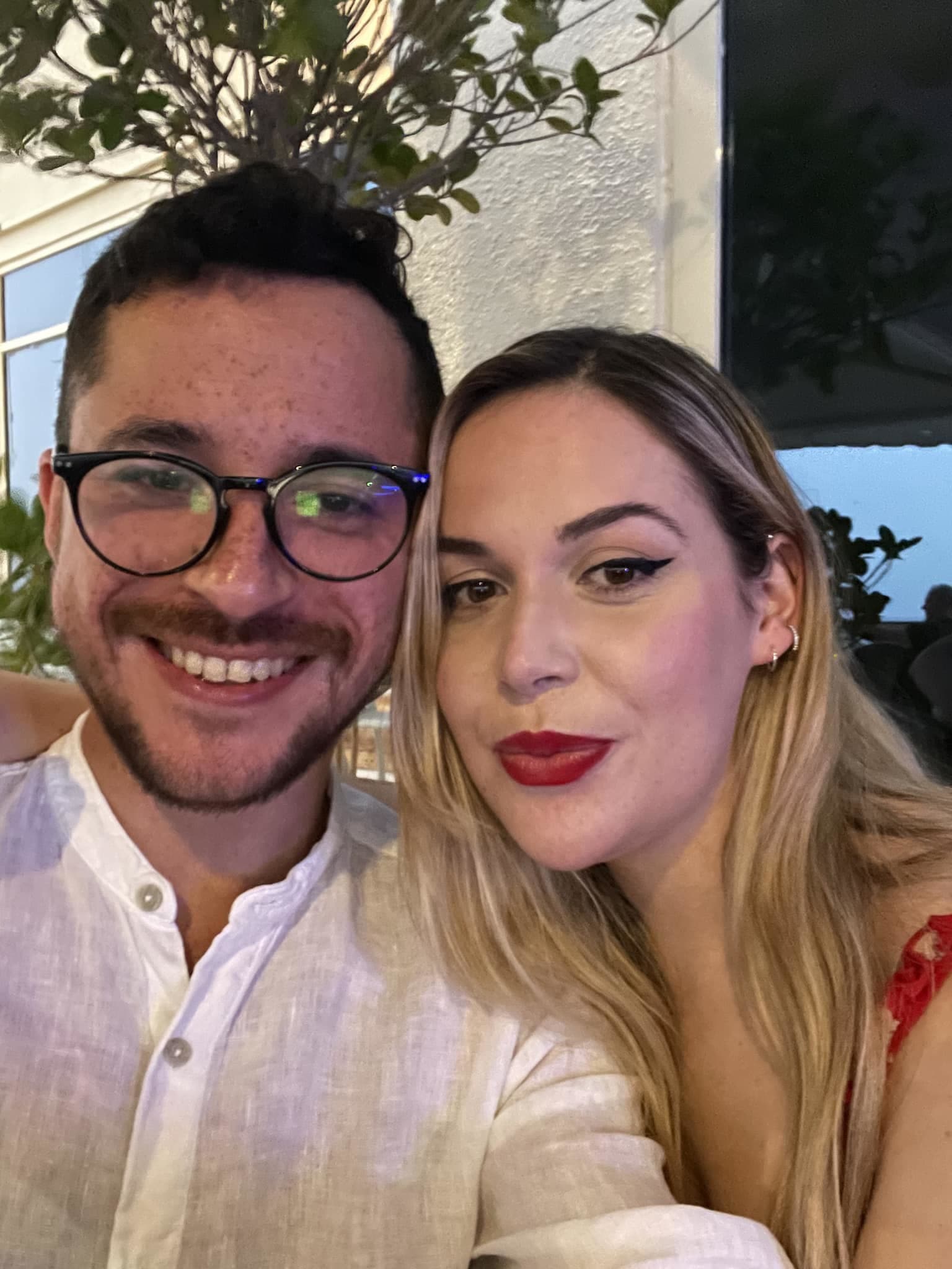 Snúbenci si po večeri