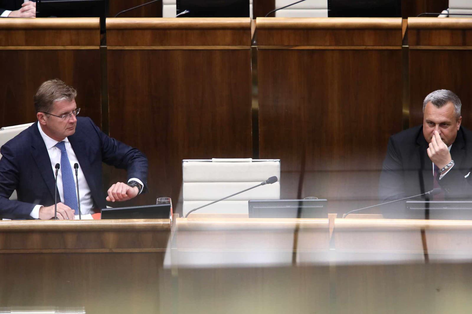 Peter Žiga a Andrej Danko