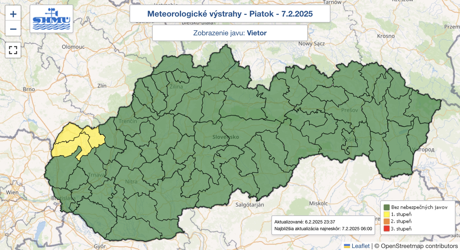 Meteorológovia varujú: Silný vietor