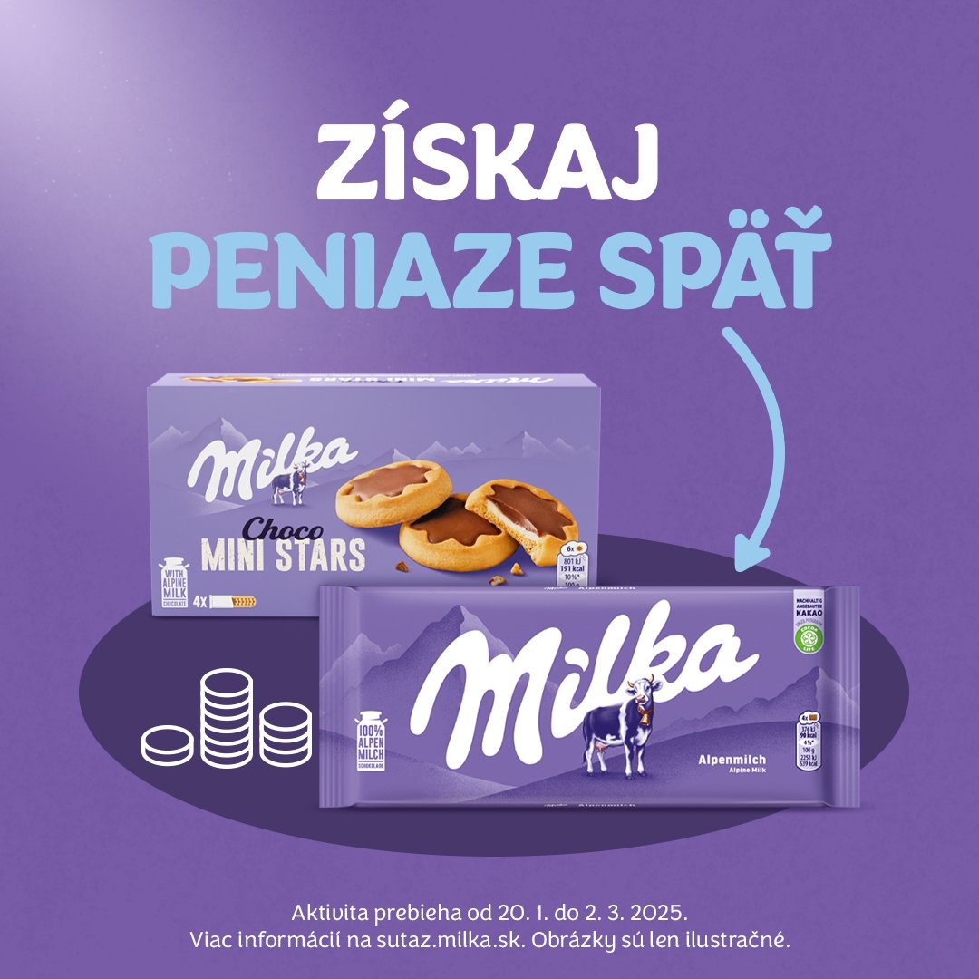 Jednou z najobľúbenejších značiek čokolád na Slovensku je Milka