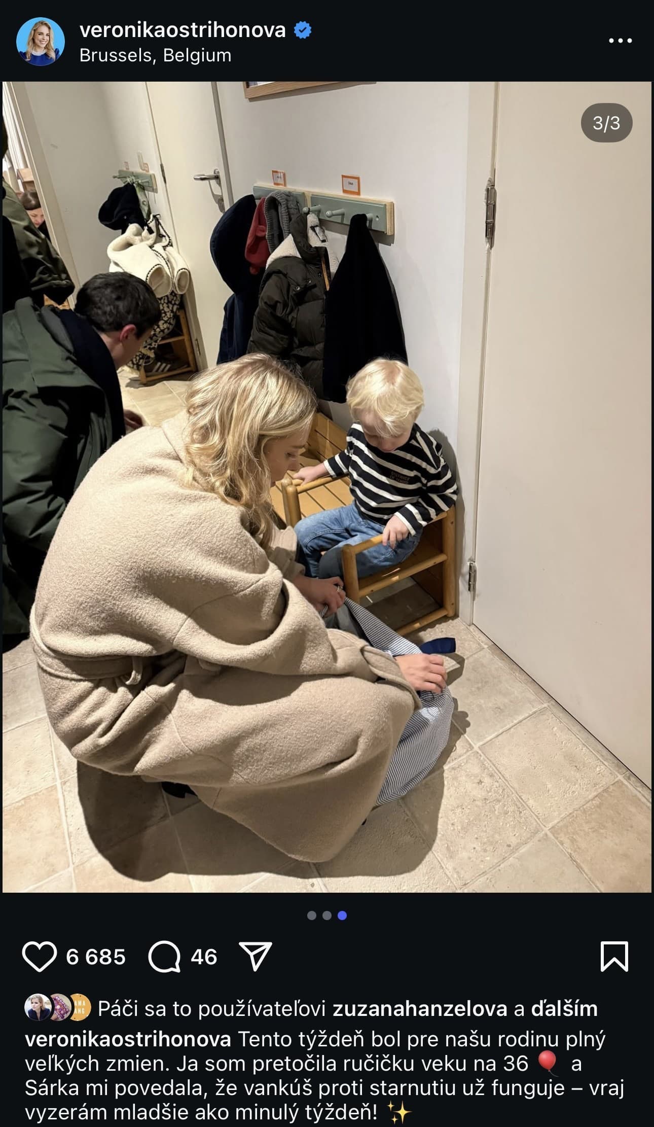 Manželom Cifrovcom prišli do Bruselu na pomoc Veronikini rodičia. 