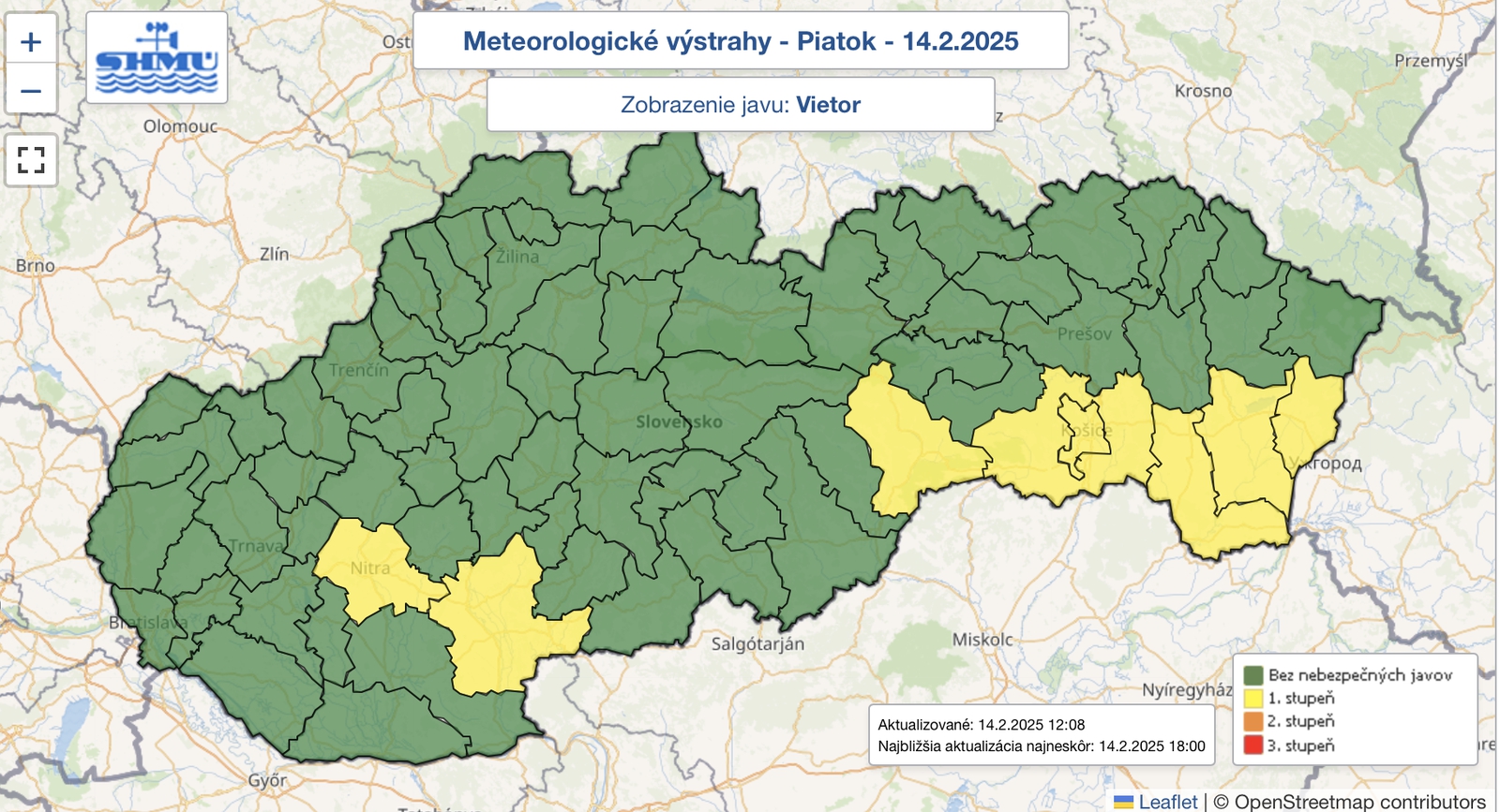 Pozor na počasie: V
