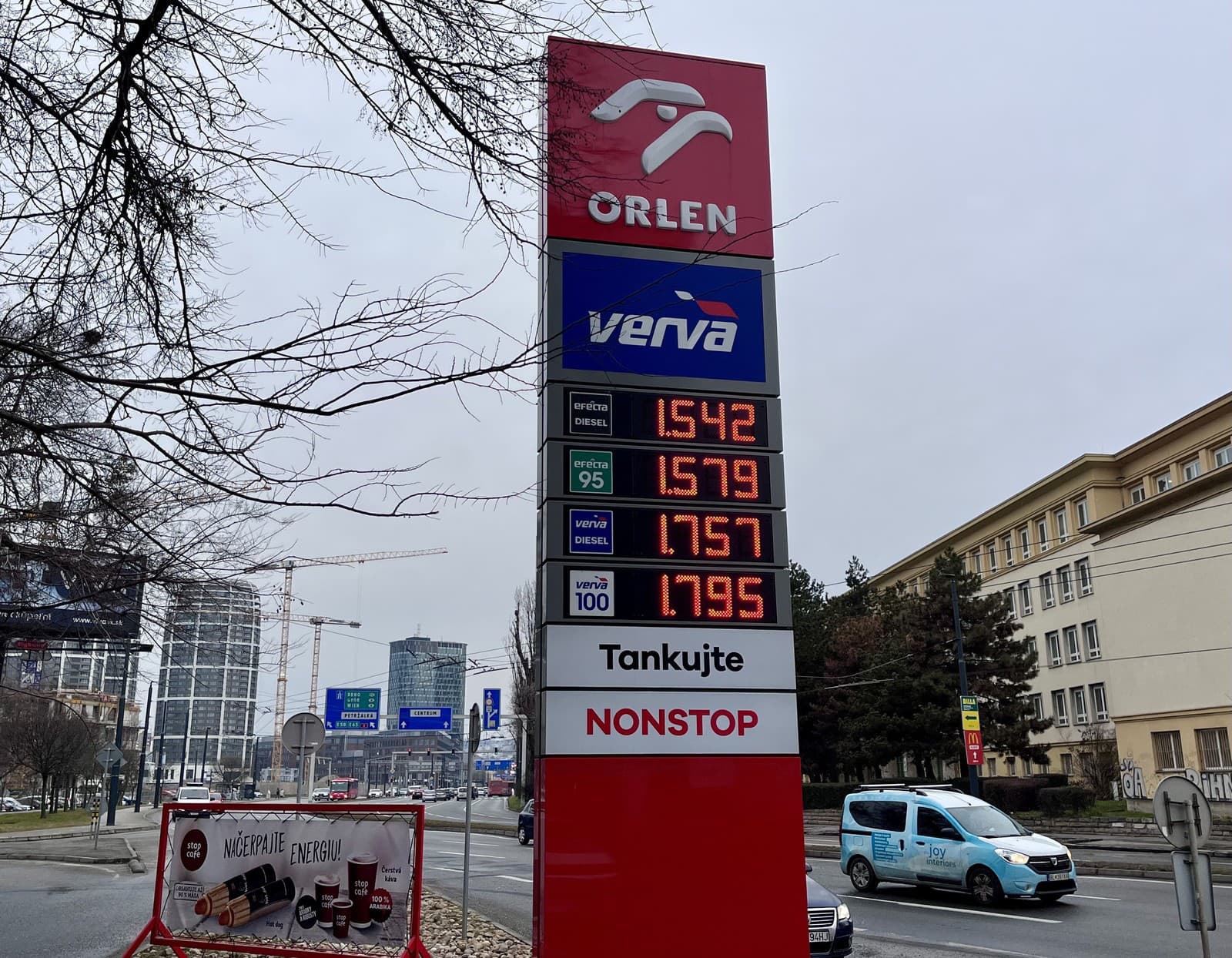 Ceny palív sú stabilné,