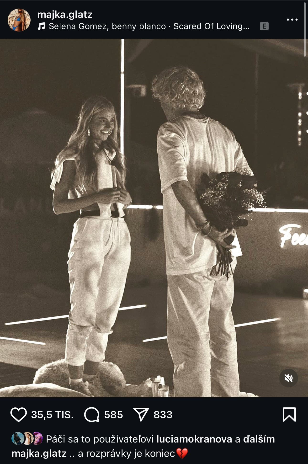 Majka Glatzová a Chris Jirout s Love Islandu.