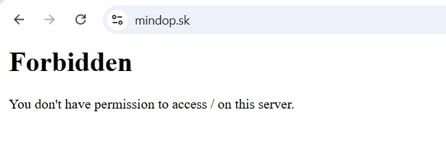 Web rezortu dopravy NEFUNGUJE!