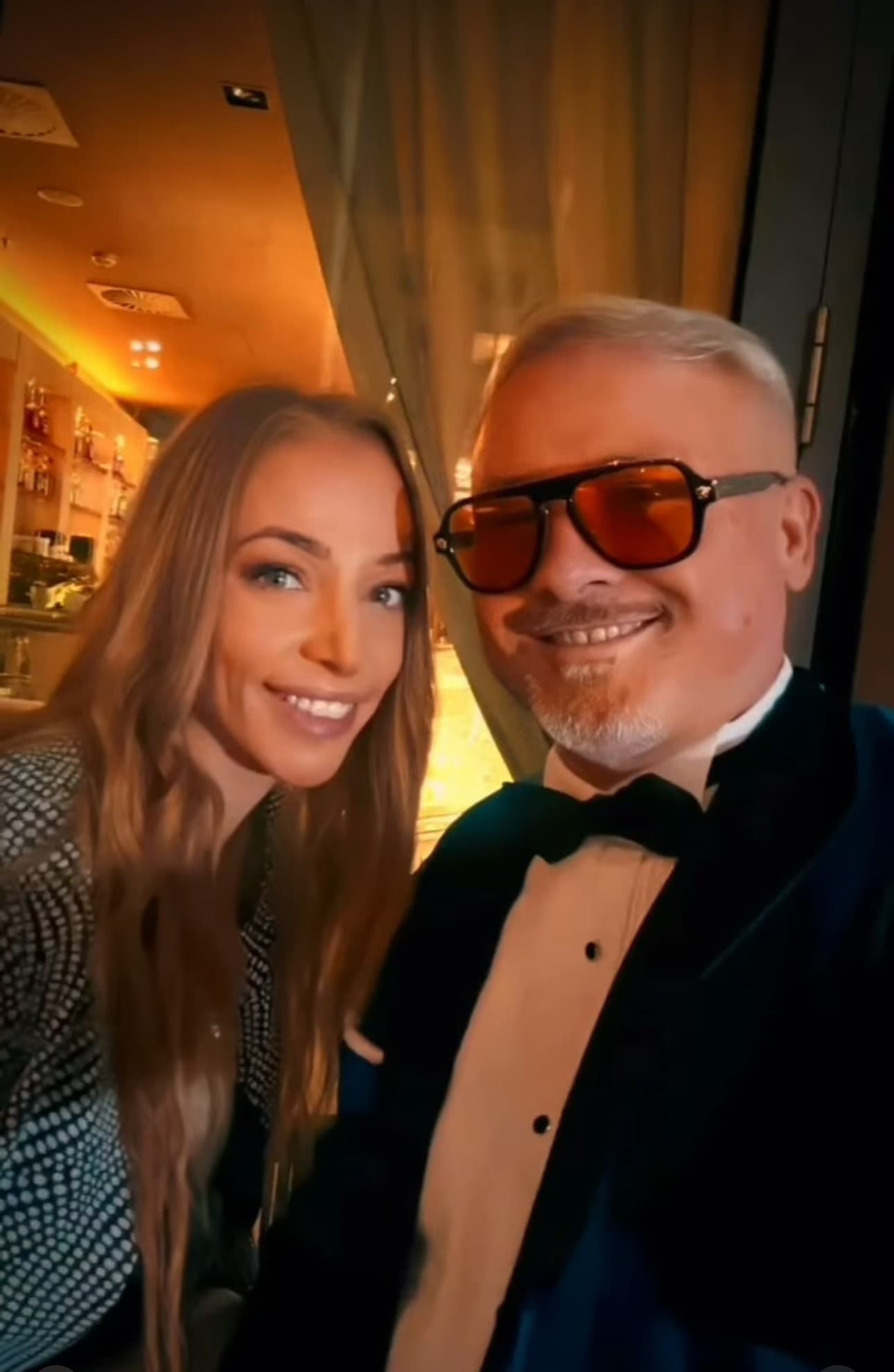 Peter Batthyány s mladučkou partnerkou Petrou.