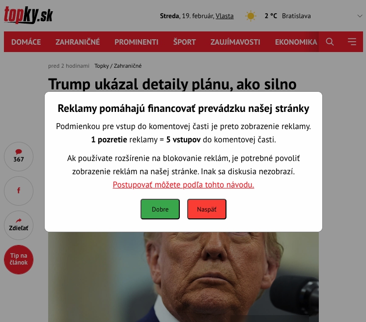 Návod na vypnutie blokovača