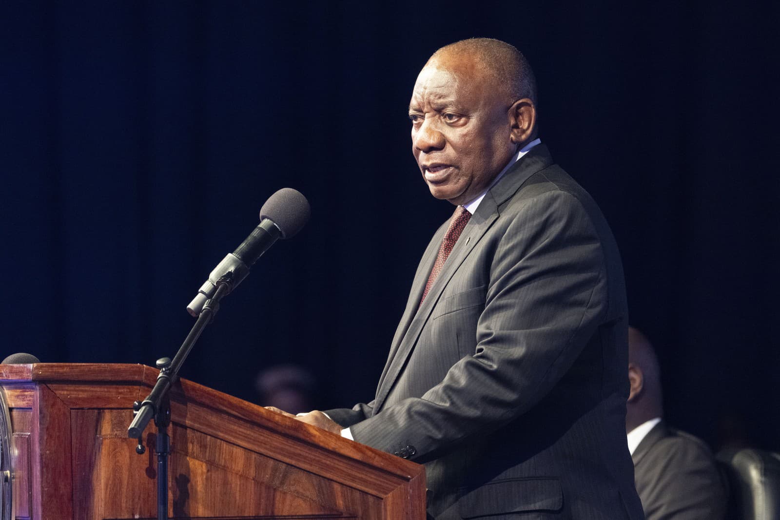 Prezident Juhoafrickej republiky Cyril Ramaphosa.