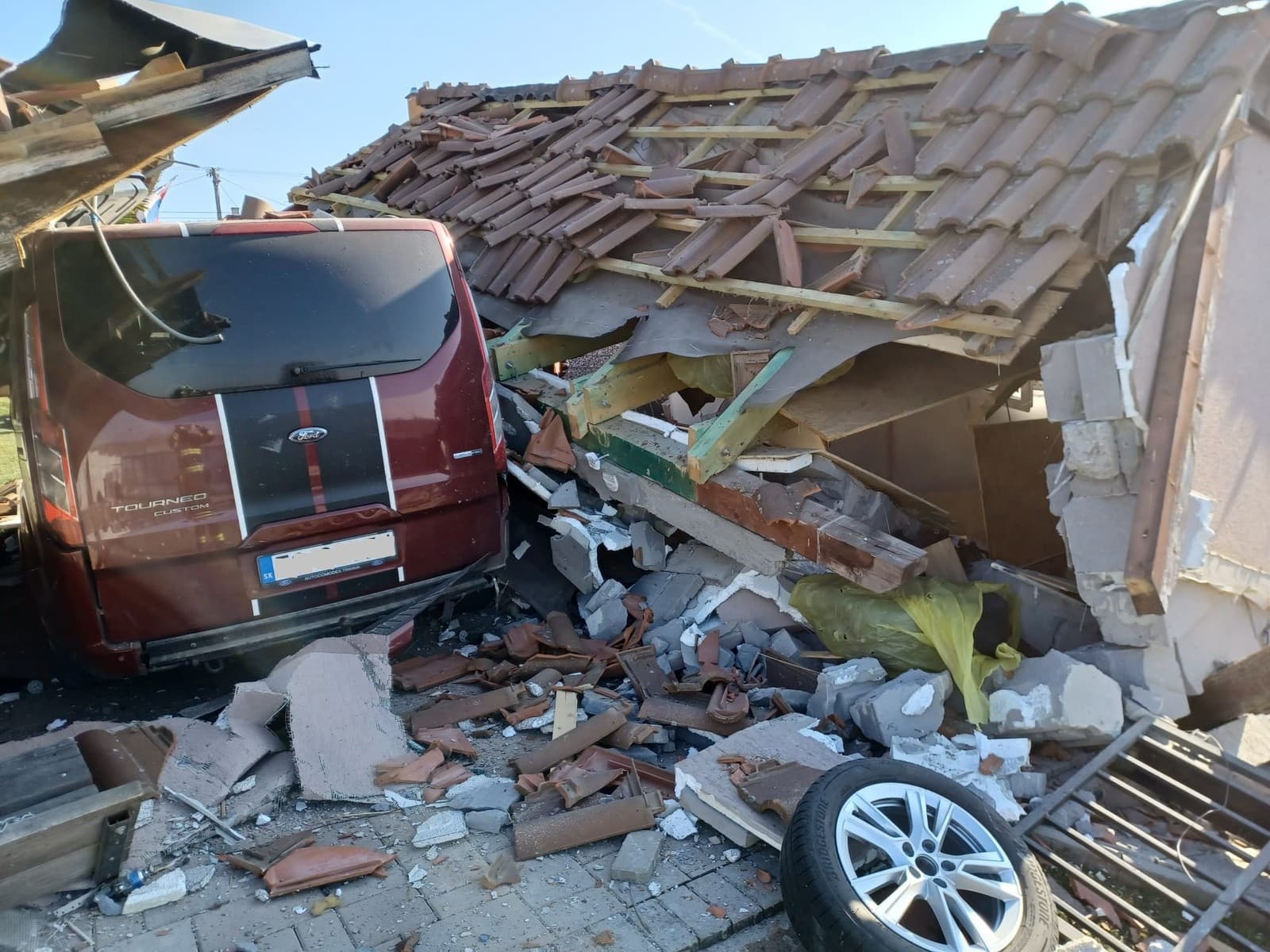 Výbuch plynu vo Veľkých Ripňanoch