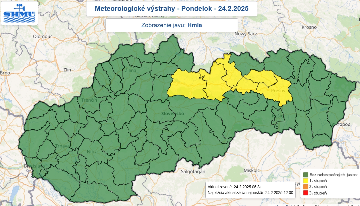 Meteorológovia vydali výstrahy: Na