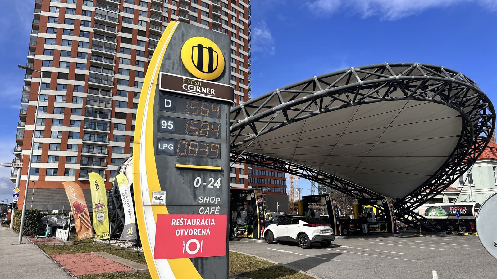 Príjemné prekvapenie na čerpacích