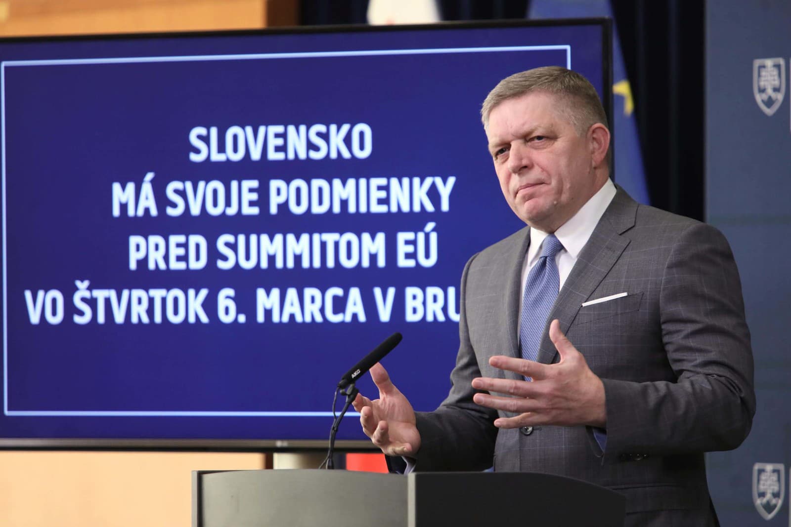 Predseda vlády SR Robert Fico.