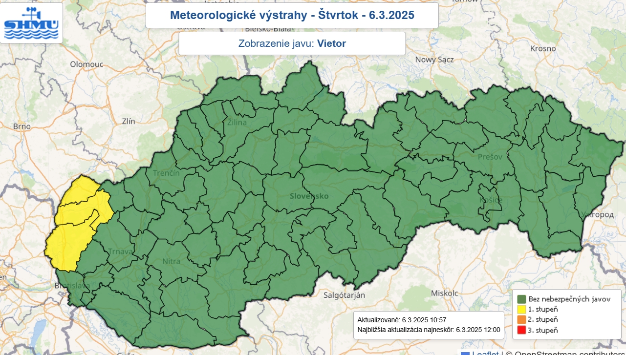 Meteorológovia varujú pred silným
