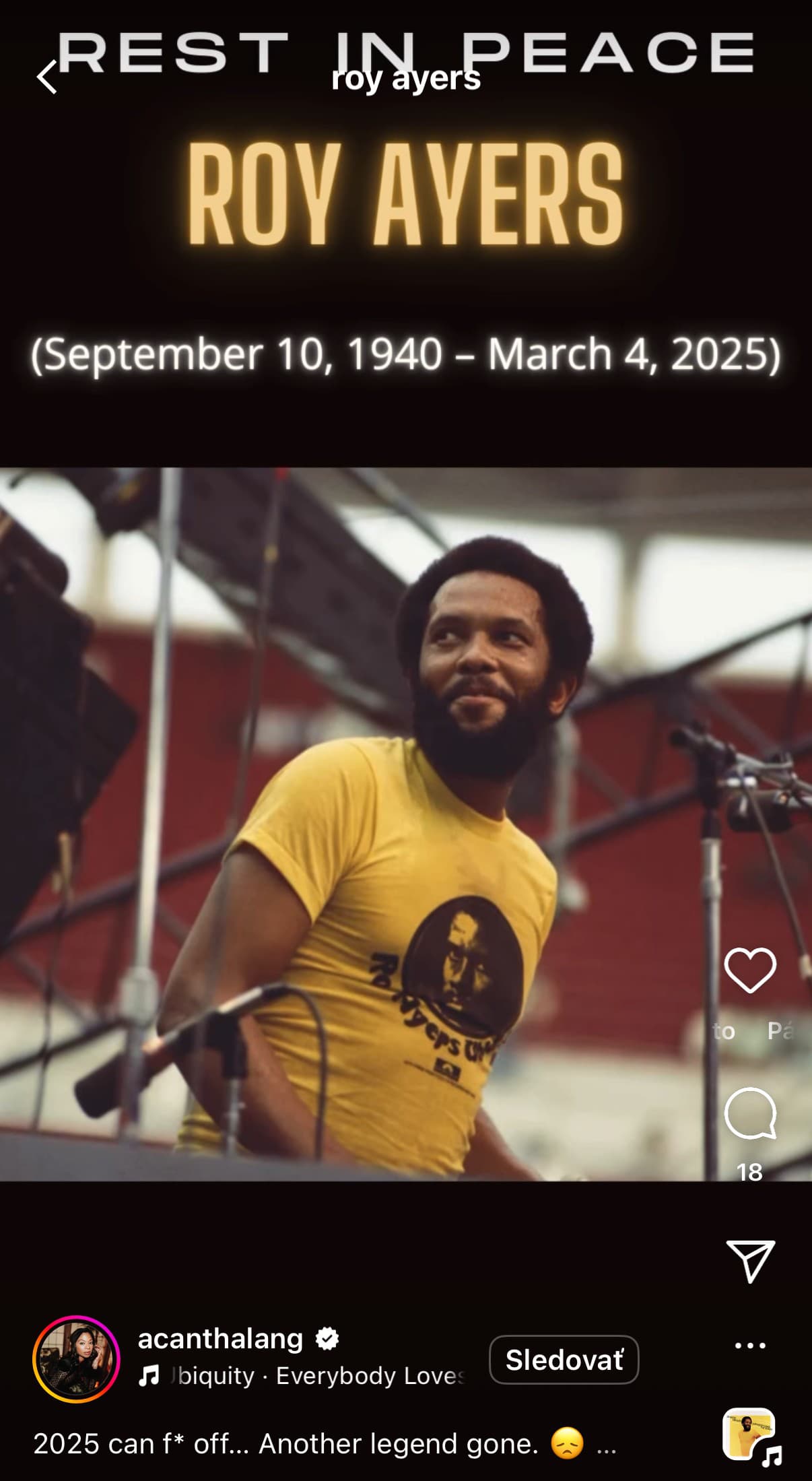 SMUTNÁ SPRÁVA: Zomrel legendárny