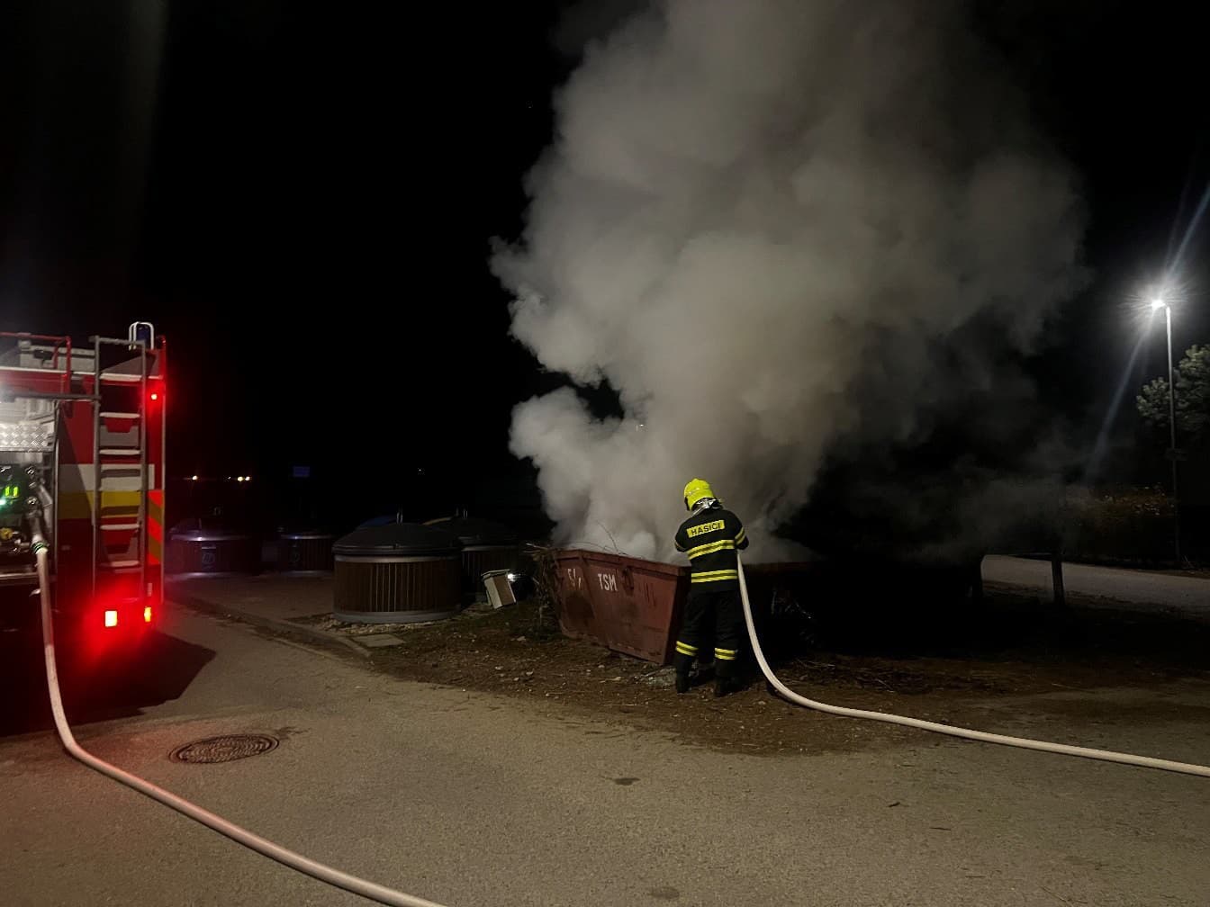 Požiar na Zelenej vode!