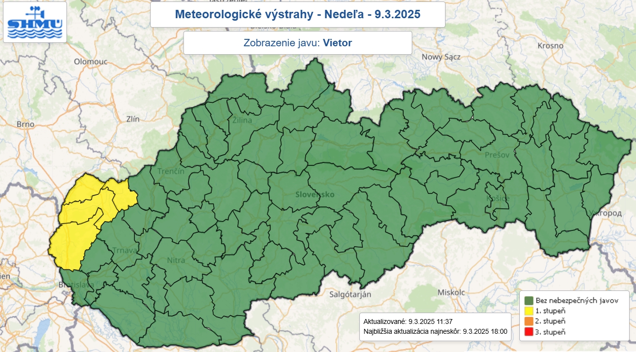 V niektorých okresoch na