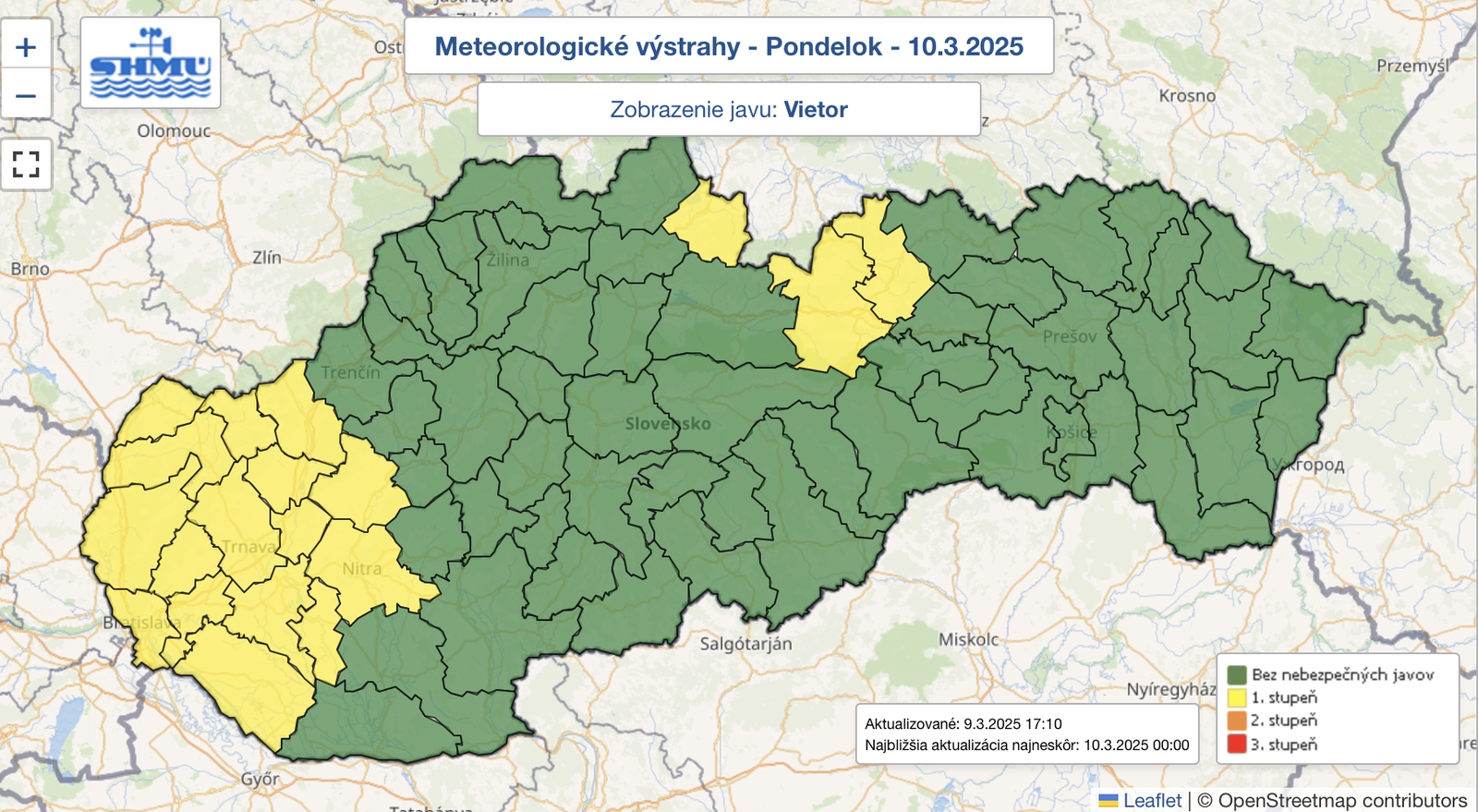 Meteorológovia upozorňujú! Rátať treba
