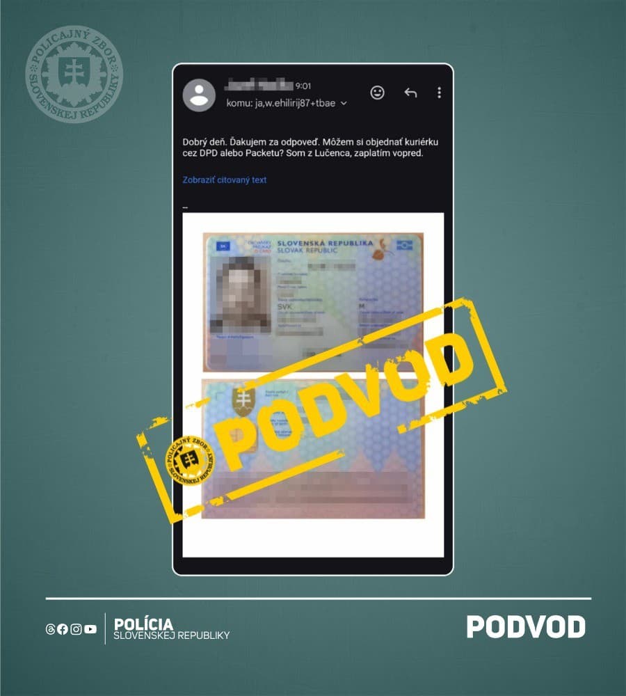 Polícia VARUJE, podvodníci zvyšujú
