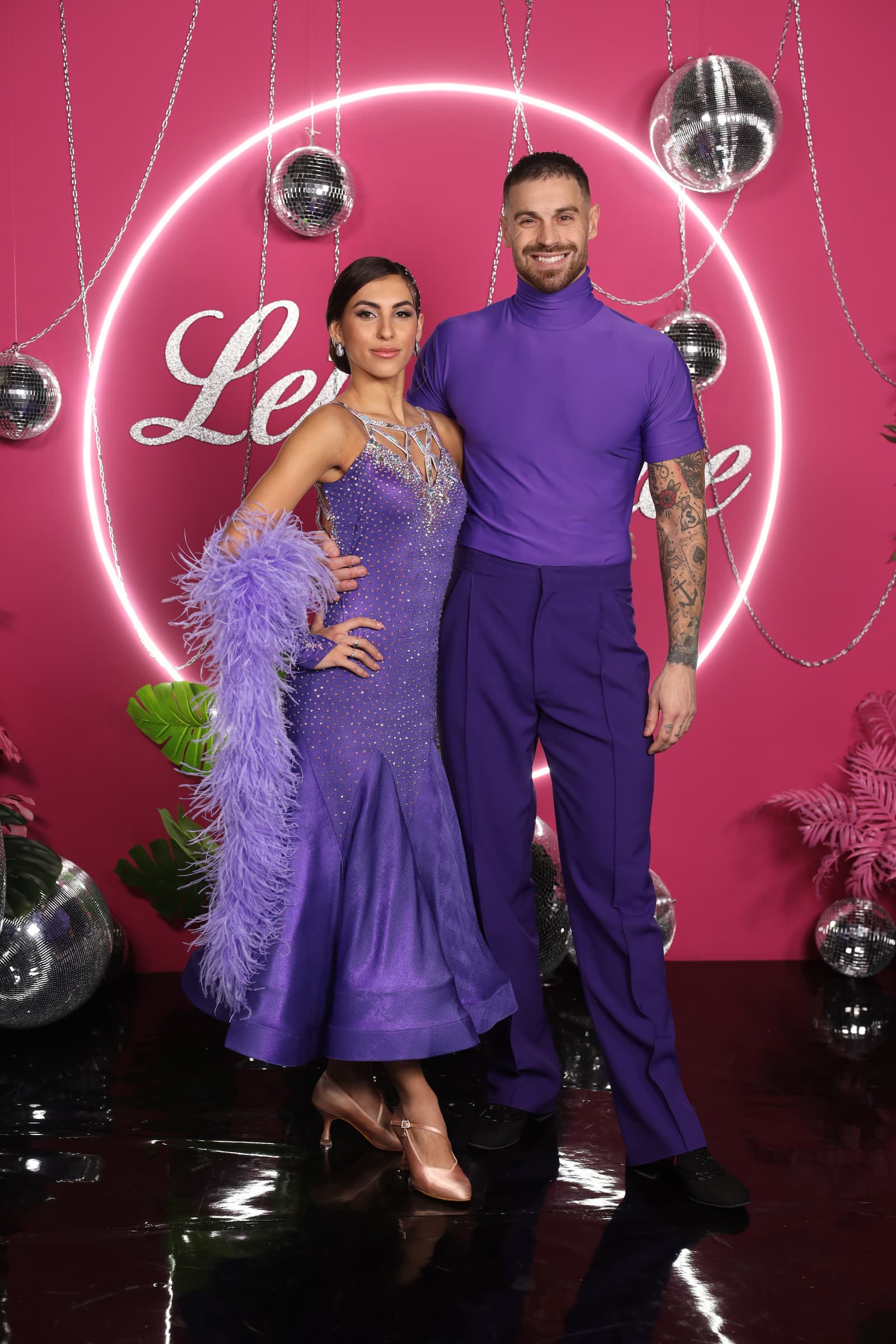 2. kolo Let's Dance. Na snímke Adam Šedro, Jasmin Affašová