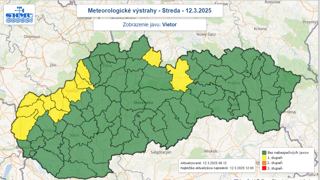 Meteorológovia upozorňujú: V niektorých