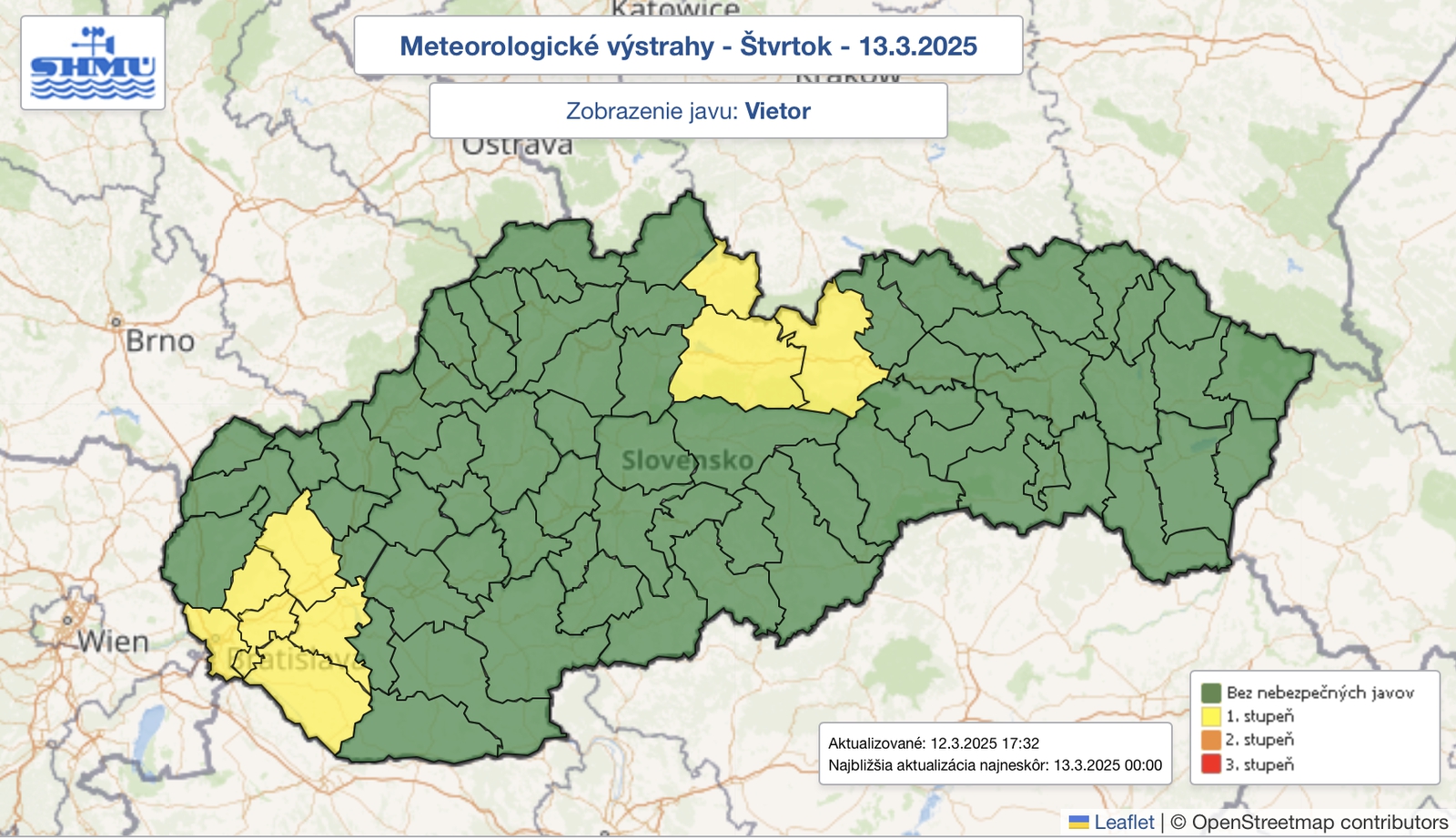 Meteorológovia varujú pred silným