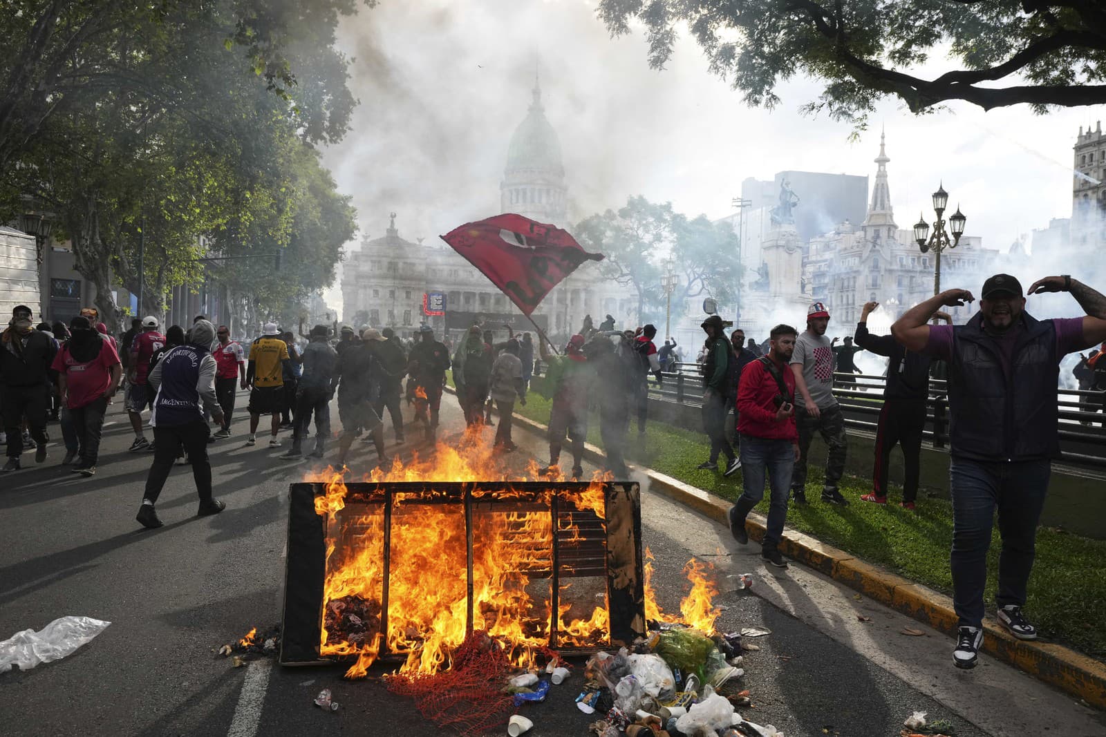 Protesty v Argentíne
