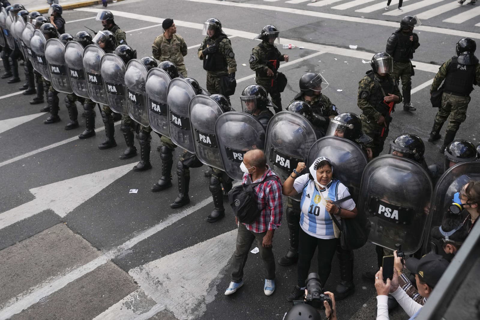 Protesty v Argentíne
