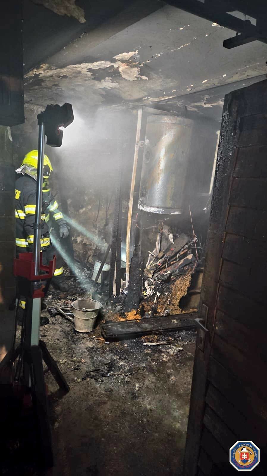 Hasiči zasahovali v Horných