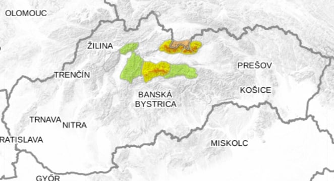 Zvýšte opatrnosť! Lavínové nebezpečenstvo