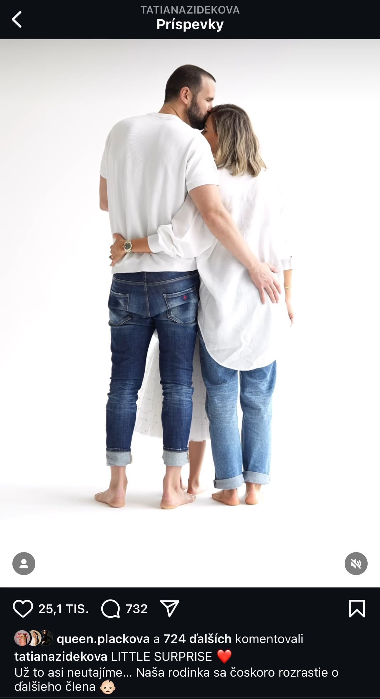 Tatiana Žideková s manželom Michalom Mravcom a dcérkou Vaneskou.