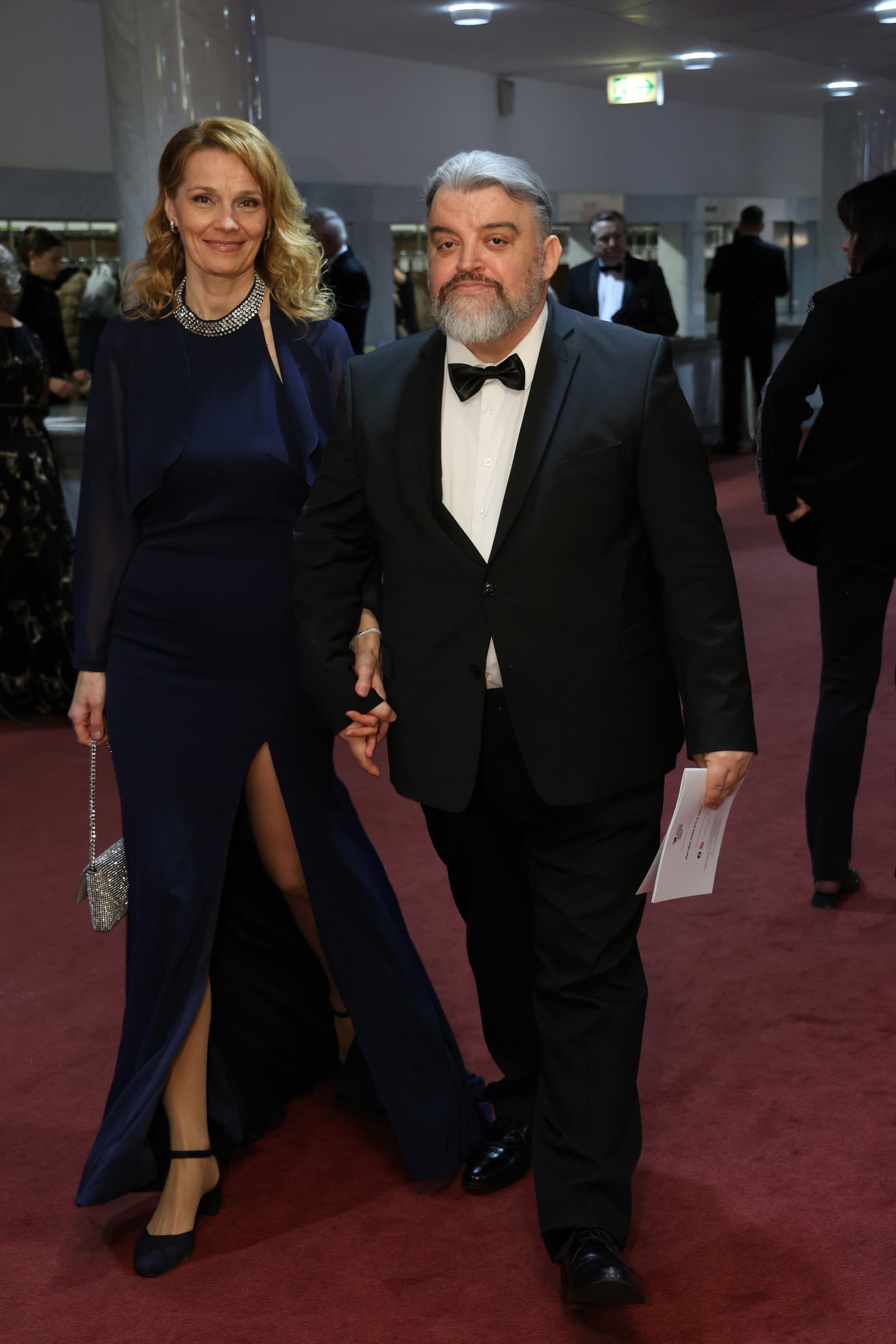 Eduard Chmelár a Diana Štrofová na galavečere Krištáľové krídlo