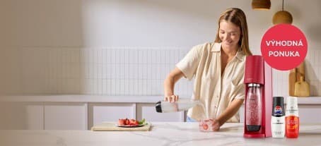 Zvýhodnené ceny v špeciálnej akcii Deň vody so Sodastreamom.