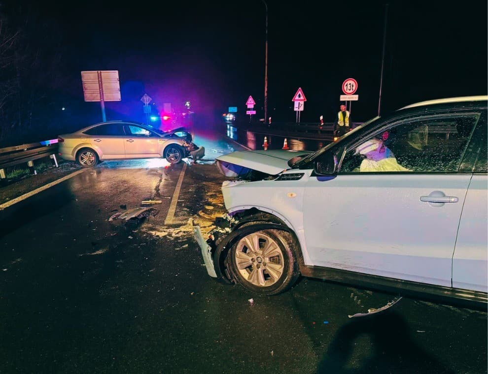 Dopravná nehoda dvoch osobných