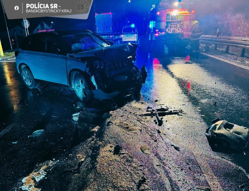 Dopravná nehoda dvoch osobných