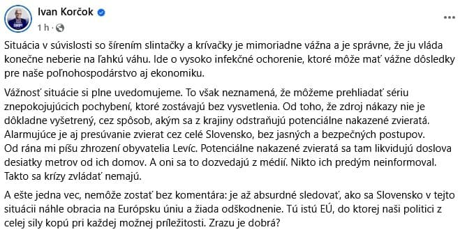 Opozícia po výskyte ohnísk