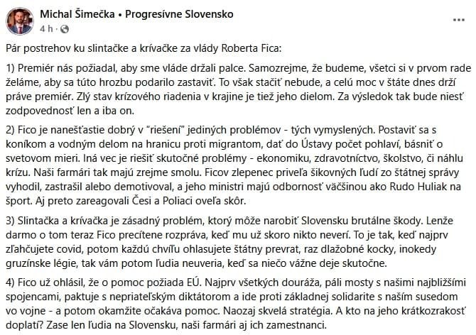 Opozícia po výskyte ohnísk