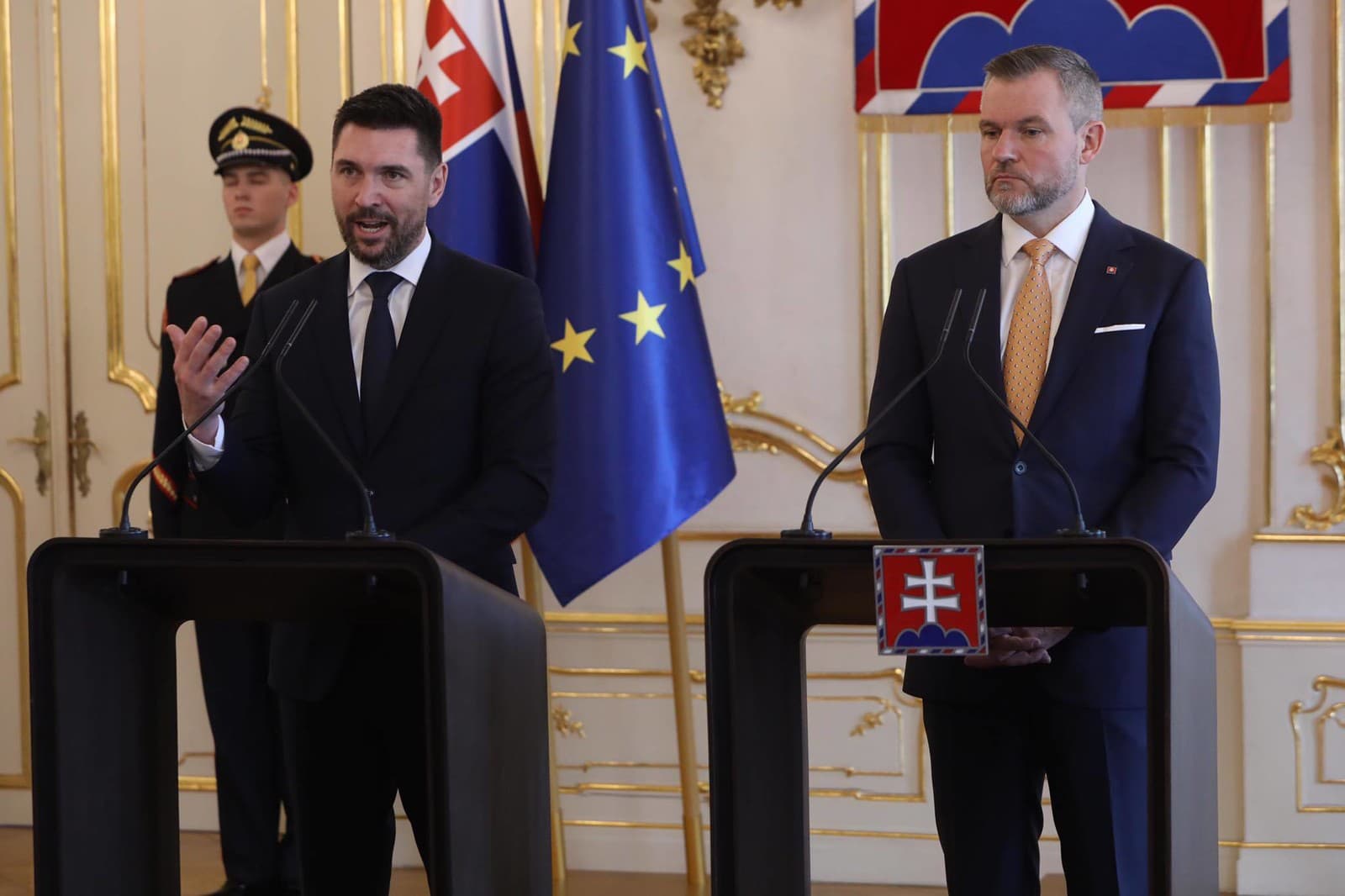 Richard Takáč a Peter Pellegrini